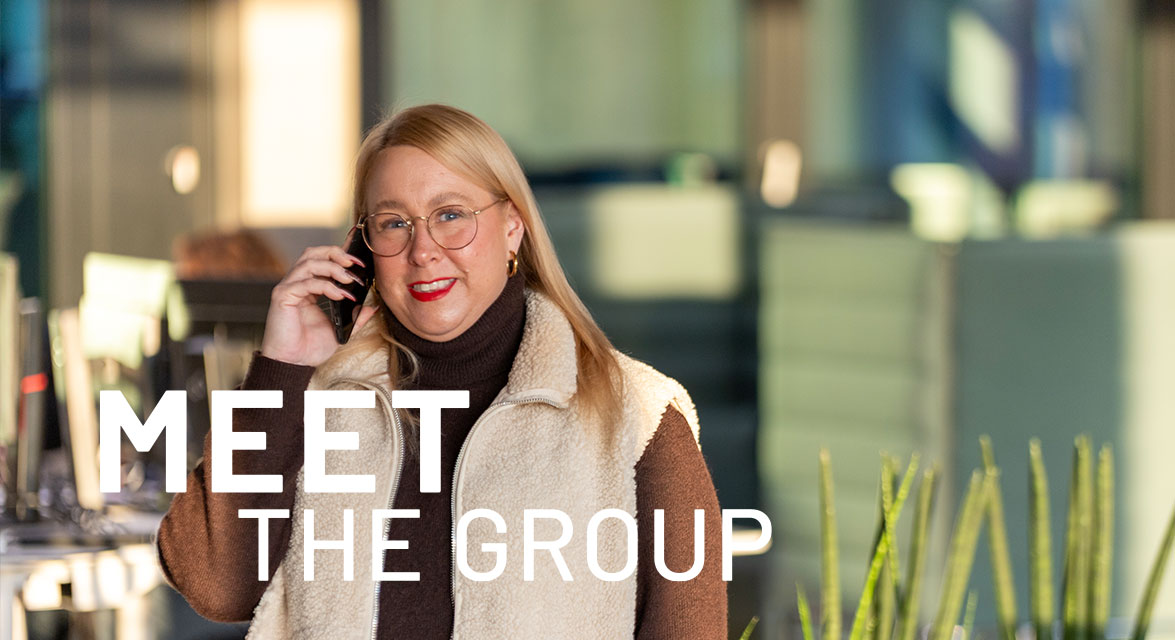 Nina Angermann im Portrait in der Brüning Group